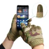 Sporthandskar Militär Taktisk jaktutrustning Airsoft Fiske Archery Camping Fotografering Arbetande Cykelskal Mantens Male Full Finger Gloves 230620