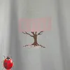 Camisetas Masculinas Summer Kith Treats Box T-Shirt Masculino Feminino Streetwear Limited Cherry Tree Kith Camiseta Grande 230621