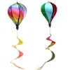 Novelty Games 1 Set Wind Spinner Air Balloon Decorative PVC Dream Catcher Rainbow Air Balloon Rotating Windmill Hanging for Yard 230621