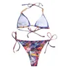 Womens Badmode Driedelig Badpak Sexy Bikini Set Mode Gedrukt Leisure Eenvoudige Stroj Kapielowy Damski 230620