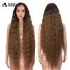 المرأة cosplay شعر مستعار الدانتيل الاصطناعية جزء البشر طويل المجعد 42inch cosplay wig شقراء الدانتيل للمرأة السود