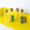 28*65*125mm 25ml Glass Bottles With Cork Small Transparent Mini Empty Bottle Vials Jars New Style 50pcs/lot Free Shippinghigh qualtit Hbuuu