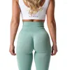 NVGTN bezproblemowe legginsy spandex szorty Kobieta fitness elastyczne oddychanie bioderowe spandex rajstopy spandex