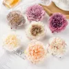 Dried Flowers 100Pcs 9Cm Silk Dahlias Artificial Home Decor Wedding Rose Christmas Garland Material Fake Peony Bridal Accessories