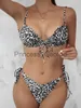 Costumi da bagno taglie forti da donna Bikini sexy Costume da bagno alto leopardato Cinturino per spaghetti Costumi da bagno Bikini Costume da bagno donna Biquini Costumi da bagno 2023 Nuovo x0621