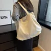 Borse da sera Borsa da donna per la scuola di grande capacità con spalla morbida e solida estiva per ragazze Shopper Fashion Borsa per lo shopping grande