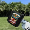 Andere Golfprodukte Golf Mallet Putter Cover Tiki Island Golf Putter Cover für Mallet Headcover mit Magnetverschluss, elegante Stickerei Premium Lea 230620