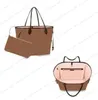 10A Designer Tote bag Never woman full handbag brown flower shoulder bag shopping crossbody bags for women genuine leather large capacity letter clutch wallets 32cm