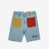 Conjuntos de Roupas Shorts para Crianças Verão Bobo Roupas Infantis Carta Geométrica Padrão Gráfico Camiseta Shorts Terno 230620