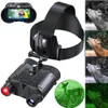 Jaktkameror NV8160 Night Vision Binoculars Infrared Digital Head Mount Buildin Batterisladdningsbar campingutrustning 1080p Video 230620