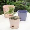 Jardinières Pots Auto Arrosage Plante Pot De Fleur Planteur Maison Jardin Intérieur Extérieur Pots En Plastique R230621