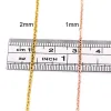 1mm 2mmステンレス鋼リンクチェーンシルバーゴールドゴールドカラーレディースメンズディーネックレスジュエリーフィットペンダントバルクセール10pcsbag