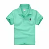 Kids Shirts Summer Kids Polo Shirts Children Cotton Short Sleeved Tops 3-14 Years Boys Girls Lapel Solid Sport Polo Shirts 230620