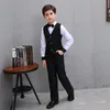 Suits LOLANTA 4Pcs Kids Boys Formal Vest Suits Child Clothes Sets Wedding Piano Performance Outfits 3-12 Years 230620