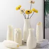 Planters POTS Hem Simple Plastic Liten Fresh Flower Pot Storage Bottle For Flowers Modern Home Living Room Decoration Ornament R230621