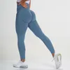 Calças ativas para ioga legging academia fitness cintura alta elástico elástico suor rápido sem costura nádegas sexy corrida esportes feminino