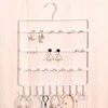 Sacchetti per gioielli Organizzatore Stand Orecchini a parete Collana Anello Espositore Vetrina Appendiabiti Nero Bianco