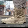 Wandelschoenen Zomer Combat Boot Mannen Vrouwen Klimmen Training Lichtgewicht Waterdichte Tactische Laarzen Outdoor Wandelen Ademend Mesh Leger SchoenenHKD230621