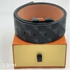 حزام جلدي أصلي كبير مع مصمم صناديق الرجال نساء عالي الجودة أحزمة الموضة عرض 38 ملم AAA778 FashionBelt006