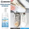 Escovas para sapatos CubicSeven White Mousse Limpador Portátil Descontaminação Branqueamento Tênis Sapatos Casuais Espuma 230621