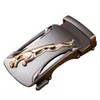 Belts Men's Belt Head Buckle Leisure Business Accessories Automatic Width 3.5CM