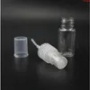 100 st/parti 10 ml plastsprayflaska 10g atomizer parfymburk 1/3oz tom liten kosmetisk behållare återfyllbar bärbar resorhög kvant MCSD