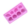 Stampi da forno 8 Anche fiori e piante Moon Cake Stampo in silicone Stampo per sapone fatto a mano Stampi fai da te 068