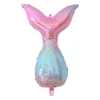 New 97Pcs Little Mermaid Party Balloon Garland Arch Kit Mermaid Tail Helium Globos Baby Shower Kids Birthday Party Decoration Favors