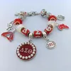 Charm Bracelets Handmade Fashion Greek Letter Sorority Women Gift Jewelry