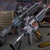 M4A1エレクトリックおもちゃ銃ナイロンソフト弾丸シェル排出されたM416ライフルカメレオンスナイパーモデル大人の男の子用エアソフトガンおもちゃ