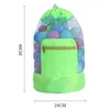 Sacs de rangement Portable sac de plage pliable filet natation enfants jouet organisateur sac à dos extérieur