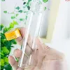 30 * 120mm 12pcs 60ml Transparent Bouteilles En Verre En Aluminium Vis Bouchon Doré Vide Liquide Cadeau Conteneur Souhaitant Bouteille Jarshigh qual Rdxr