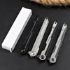 1Pcs H6203 Flipper Folding Knife 5Cr13Mov Tanto/Drop Point Blade Stainless Steel Handle Outdoor EDC Pocket Knives 6 Styles