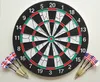 Darts 36CM Professional Double-sided Flocking Dart Board Steel Tipped Darts Competition KTV Entertainment and Leisure with 6 Darts 230621