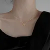 Authentieke 925 Sterling Zilveren Kettingen Hangers Mini Waterdrop Hanger Ketting Voor Vrouwen Huwelijksfeest Geschenken