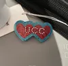 Colorful Letter Spring Clip Love Frammented Hair Side Peach Heart Bang French Hair Ornament Girl