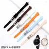 Посмотреть полосы uyong Quality Rubber Watchband Fit K4U236 K4U231 Женский мягкий силиконовый водонепроницаемый модный ремешок 3 мм