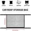 Car Organizer Celling Pocket Storage Bag Auto Proof Hanging Net Oxford Cloth Assessoires Interior Black For Universal SUV