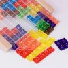 Tappetini da gioco Colorful Tetris Puzzle Educational Match Games per bambini Ragazzi Ragazze Gioco di intelligenza Materiale ABS Giocattolo Jigsaw Board Giocattoli per bambini 230621