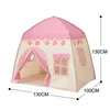 Leksakstält Barntält inomhus utomhusspel Garden Tipi Princess Castle Folding Cubby Toys Tents Enfant Room House Teepee Playhouse 230620