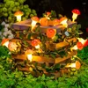 Décoration de fête en forme de champignon guirlande lumineuse USB/à piles pour l'année cadeau de noël guirlande Pot fée décor