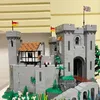 Bloki w magazynie 10305 Lion King Knights Medieval Castle Model Building Buildging Cegły ustawiają zabawki dla dzieci Prezenty zabawkowe Boże Narodzenie 230621