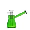 Più nuovo Pyrex Vetro spesso Gorgogliatore Pipa ad acqua Mini Narghilè Filtro Bruciatore a nafta Bong Tubi Portatile Erba secca Tabacco Cenere Catcher Bong