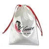 bolsas de satén virgen personalizadas