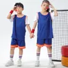 Clothing Sets Custom Basketball Jersey Suit for Boy Girls Summer Short Sleeves Shorts 2 Piece Sets Children Basketball Training Uniforms 230620