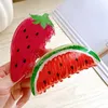 Fashion New Style Big 11cm Cute Fruit Pattern Hair Claw Clip Accessories Acrylic For Women Girls Beautiful Hairpin Headdrees