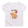T koszule Capybara Moda Anime Drukuj graficzna manga miękki krótki rękaw 100 bawełny chłopców koszulka koszulka ponadwymiarowa koszulka 230620