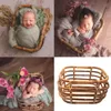 Keepsakes Born Pography Props Boy Girl Fotografie Accessories Baby Furniture Woven Basket Studio Baby Po Shoot Bed Backdrop Chair 230620