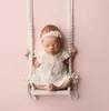 Andenken Babyschaukel geboren Pografie Requisiten Holzstuhl Babys Möbel Kleinkinder Po Shooting Prop Zubehör Fotografia 230620