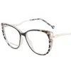 Montatura per occhiali Sexy Cat Eye Computer Occhiali da lettura Retro Leopard Occhiali da donna TR90 Anti Blue Light Fashion Occhiali da vista da donna Frame 0 ~ 600 230621